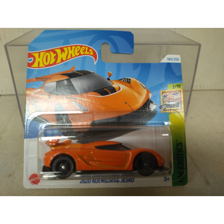 KOENIGSEGG JESKO 2020 ORANGE 2/10 EXOTICS 1:64 HOT WHEELS