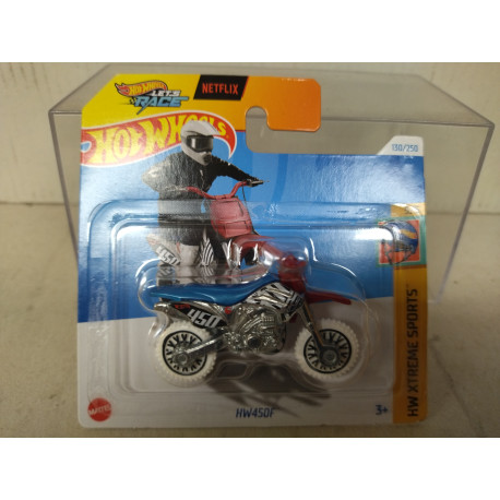 HW450F BLUE MOTO/BIKE LET´S RACE NETFLIX 5/5 XTREME SPORTS 1:64 HOT WHEELS