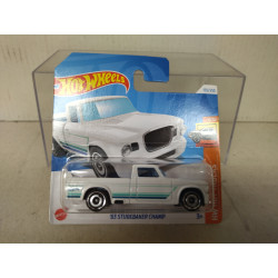 STUDEBAKER CHAMP 1963 PICKUP WHITE 9/10 HOT TRUCKS 1:64 HOT WHEELS