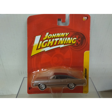 DODGE CHARGER 1967 GOLD/BLACK 1:64 JOHNNY LIGHTNING