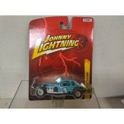 CHEVROLET COUPE MODIFIED BLUE 3 1:64 JOHNNY LIGHTNING