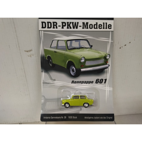 RENNPPAPE 601 GREEN/WHITE DDR-PKW-MODELLE 1:64 GRELL