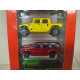 SET X 5 MODEL CARS ON THE ROAD apx 1:64 POLISTIL