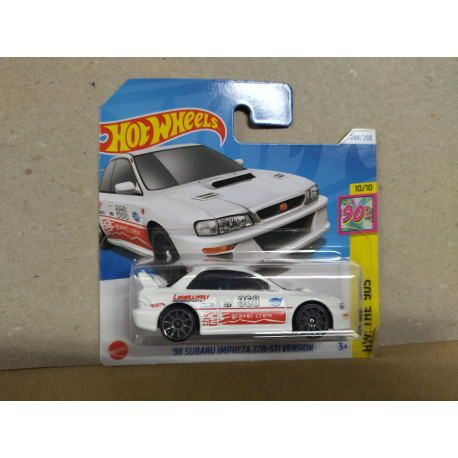 SUBARU IMPREZA 1998 22B STi-VERSION WHITE 10/10 THE 90´S 1:64 HOT WHEELS