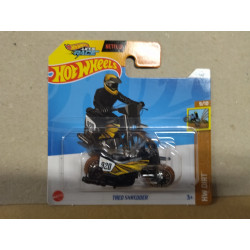 TRED SHREDDER BROWN MOTO/BIKE 9/10 DIRT 1:64 HOT WHEELS