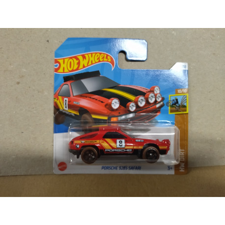 PORSCHE 928 SAFARI RED 10/10 DIRT 1:64 HOT WHEELS