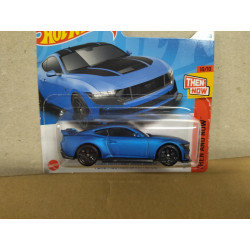 FORD MUSTANG DARK HORSE BLUE 10/10 THEN AND NOW 1:64 HOT WHEELS