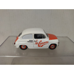 SEAT 600 E 1971 COMERCIAL BLANCO LA CASERA 1:43 SALVAT SOLIDO NO BOX