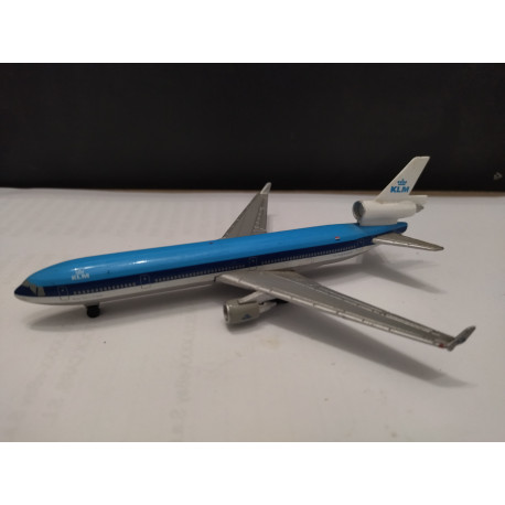 MCDONNELL DOUGLAS MD-11 KLM Long 12cm/apx 1:400 DIECAST NO BOX