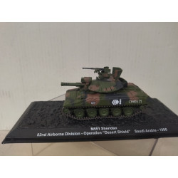 M551 SHERIDAN 1990 82nd AIRBONE DIV SAUDI ARABIA 1:72 ALTAYA IXO