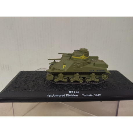 M3 LEE 1942 1st ARM DIV TUNISIA US ARMY WW 2 1:72 ALTAYA IXO