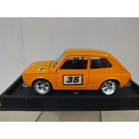 FIAT 127 ORANGE 1:24 NACORAL Ref 3512M (RUEDAS GOMA MAL)