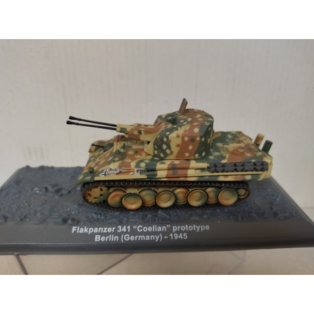 FLAKPANZER 341 COELIAN 1945 PROTOTYPE BERLIN WW 2 1:72 ALTAYA IXO