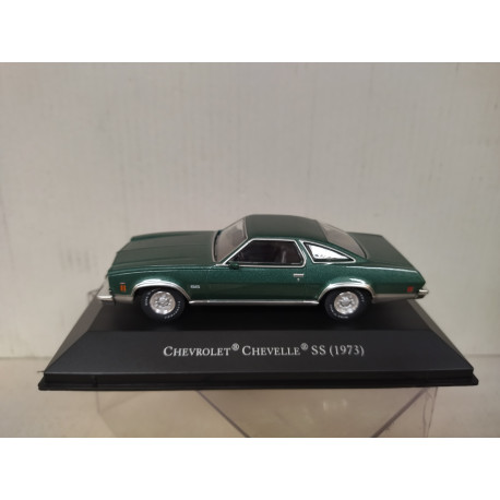 CHEVROLET CHEVELLE 1973 SS GREEN AMERICAN CARS 1:43 ALTAYA IXO