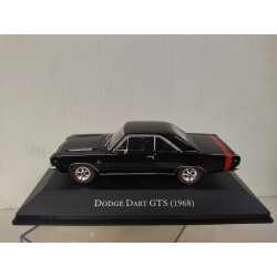 DODGE DART 1968 GTS BLACK AMERICAN CARS 1:43 ALTAYA IXO