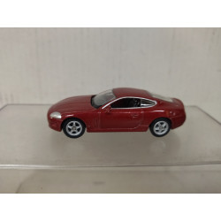 JAGUAR XK COUPE RED 1:60/apx 1:64 WELLY BOX BLUE