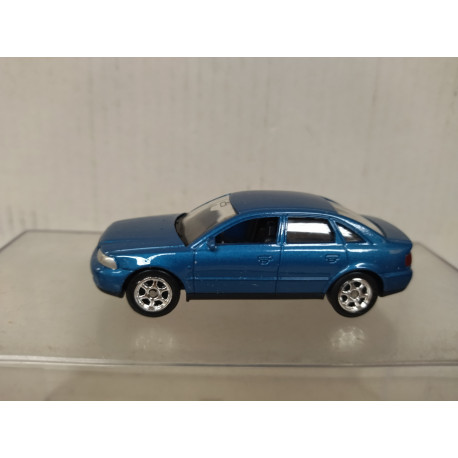 AUDI A4 BLUE 1:60/apx 1:64 WELLY BOX BLUE