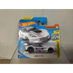 CHEVROLET CORVETTE C7R WHITE 1/10 SPEED GRAPHICS 1:64 HOT WHEELS