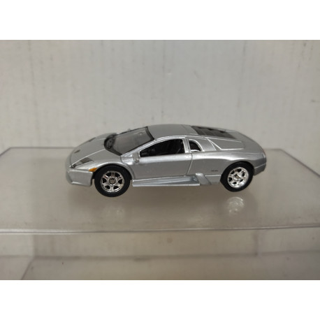 LAMBORGHINI MURCIELAGO SILVER 1:60/apx 1:64 WELLY BOX BLUE