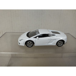 LAMBORGHINI GALLARDO WHITE 1:60/apx 1:64 WELLY BOX BLUE