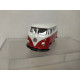 VOLKSWAGEN T1 RED/WHITE 1:60/apx 1:64 WELLY BOX RED/GREY