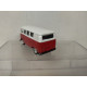 VOLKSWAGEN T1 RED/WHITE 1:60/apx 1:64 WELLY BOX RED/GREY