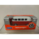 VOLKSWAGEN T1 RED/WHITE 1:60/apx 1:64 WELLY BOX RED/GREY