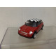 MINI COOPER RED/WHITE/BLACK 1:60/apx 1:64 WELLY BOX RED/GREY