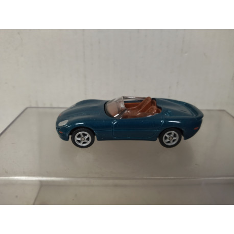 JAGUAR XK180 CABRIOLET GREEN 1:60/apx 1:64 WELLY BOX GREEN/GREY