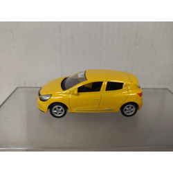 RENAULT CLIO RS YELLOW 1:60/apx 1:64 WELLY BOX GREEN/GREY