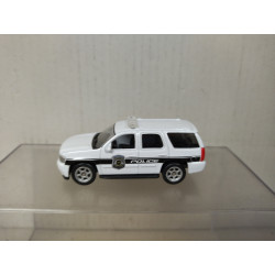 CHEVROLET TAHOE 2008 POLICE 1:60/apx 1:64 WELLY BOX GREEN/GREY