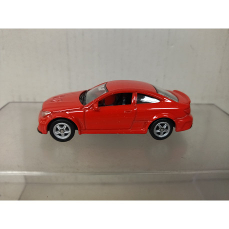 MERCEDES-BENZ C63 AMG GT RED 1:60/apx 1:64 WELLY BOX GREEN/GREY