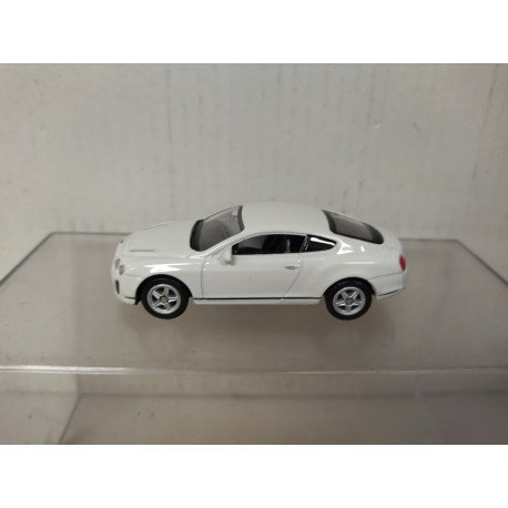 BENTLEY CONTINENTAL WHITE 1:60/apx 1:64 WELLY BOX GREEN/GREY