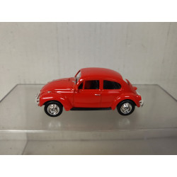 VOLKSWAGEN BEETLE RED 1:60/apx 1:64 WELLY BOX GREEN/GREY