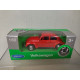 VOLKSWAGEN BEETLE RED 1:60/apx 1:64 WELLY BOX GREEN/GREY