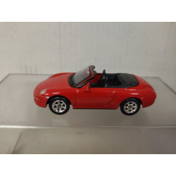 PORSCHE 911 (997) CARRERA S CABRIOLET RED 1:60/apx 1:64 WELLY BOX GREEN/GREY