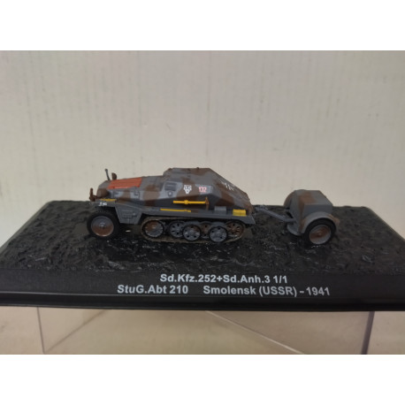 Sd.kfz.252 + sd. Anh 3 1/1 1941 Abt.210 GERMANY WW 2 1:72 ALTAYA IXO