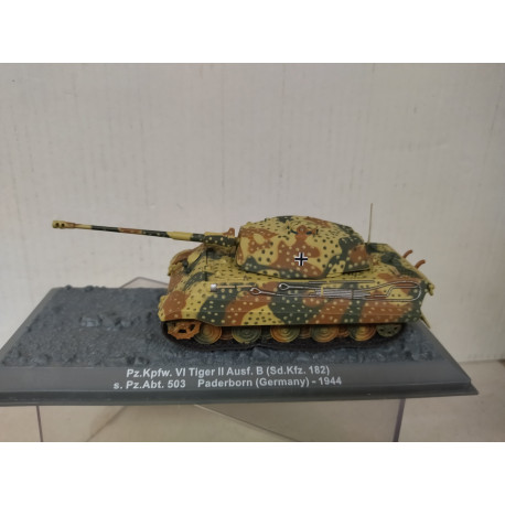 Sd.kfz.182 PANZER VI TIGER II Ausf B 1944 Abt.503 GERMANY WW 2 1:72 ALTAYA IXO