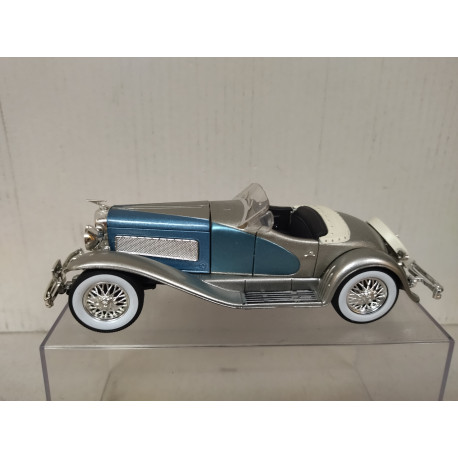 DUESENBERG MODEL SSJ 1935 ROADSTER BLUE/SILVER 1:32 ROAD SIGNATURE NO BOX