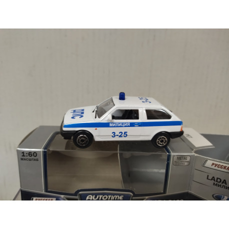 VAZ-2108/LADA SAMARA POLICE RUSSIA 1:60/apx 1:64 WELLY