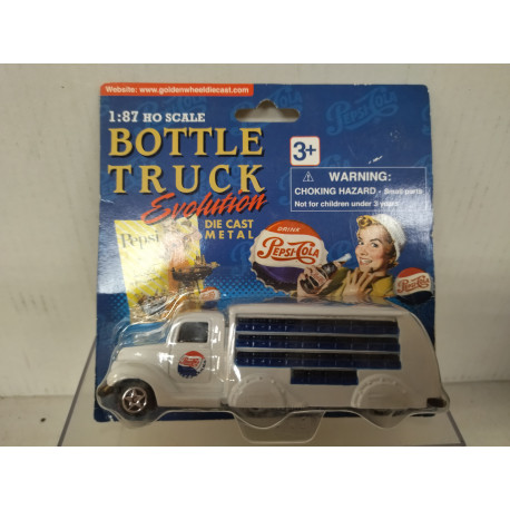 BOTTLE TRUCK DELIVERY 1937 BLUE PEPSI-COLA 1:87 H0 GOLDEN WHEELS