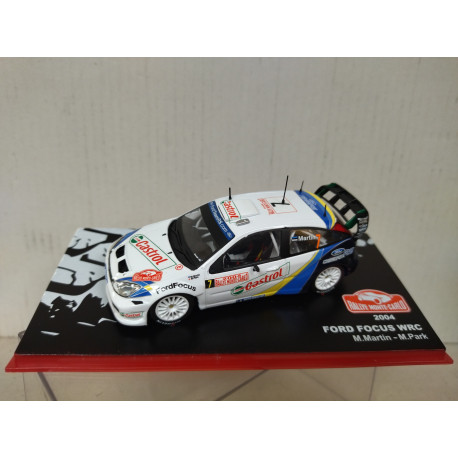 FORD FOCUS WRC 2004 RALLY MONTE CARLO MARTIN 1:43 ALTAYA IXO