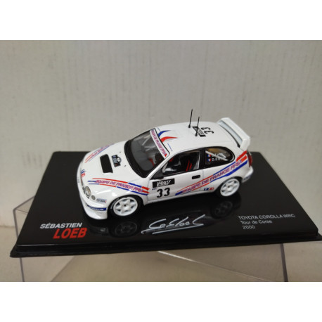 TOYOTA COROLLA WRC 2000 RALLY TOUR CORSE LOEB 1:43 ALTAYA IXO