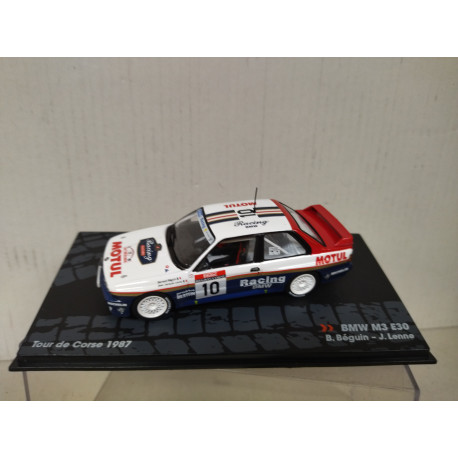 BMW E30 M3 1987 RALLY TOUR CORSE BEGUIN 1:43 EAGLEMOSS IXO