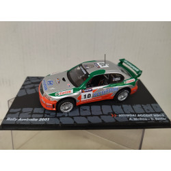 HYUNDAI ACCENT WRC2 2001 RALLY AUSTRALIA MCRAE 1:43 EAGLEMOSS IXO