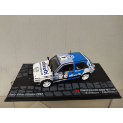 VOLKSWAGEN GOLF 2 GTi 16V 1987 RALLY IVORY ERIKSSON 1:43 EAGLEMOSS IXO