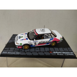 SUBARU LEGACY RS 1991 RALLY SWEDEN ALEN 1:43 EAGLEMOSS IXO