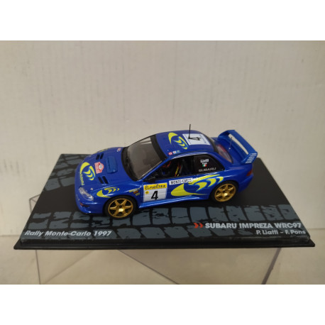 SUBARU IMPREZA WRC97 1997 RALLY MONTECARLO LIATTI 1:43 EAGLEMOSS IXO