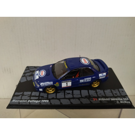 SUBARU IMPREZA 555 1993 RALLY MEMORIAL BETTEGA C.MCRAE 1:43 EAGLEMOSS IXO