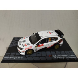 SUBARU IMPREZA WRC 2010 RALLY PORTUGAL OSTBERG 1:43 EAGLEMOSS IXO